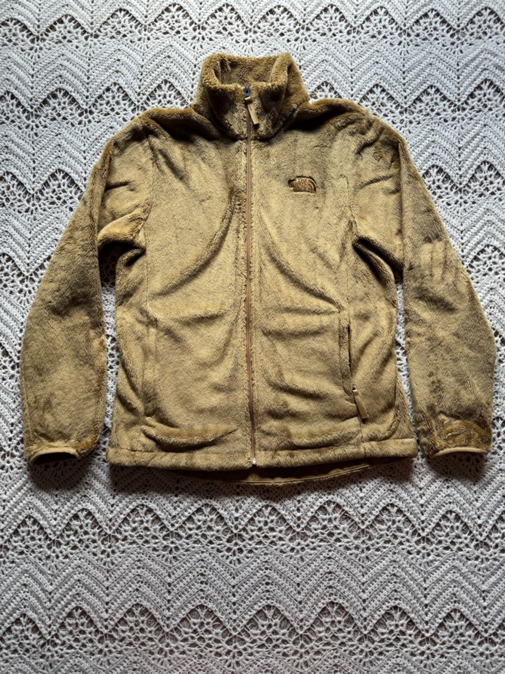 The North Face Women's Osito Full-Zip Fleece Jacket Size Medium Mustard Yellow